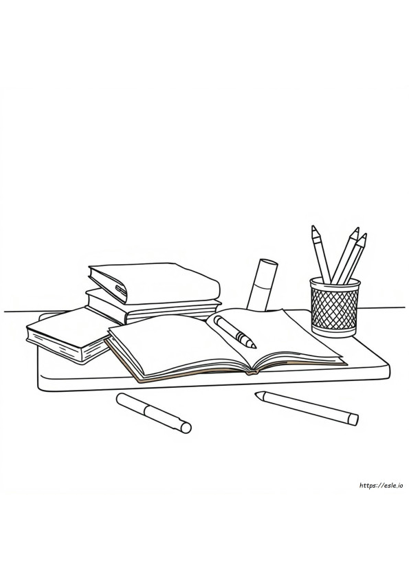 Coloriage Adulte Rentrée Scolaire