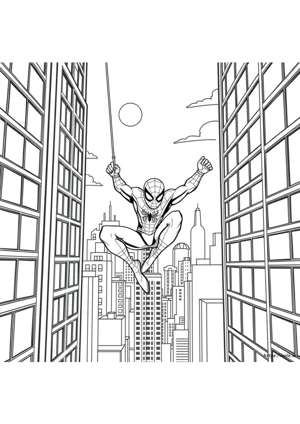 Kolorowanki Spiderman Do Wydruku