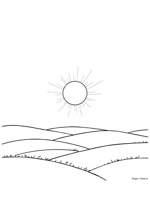 Desenhos Para Colorir De Sol