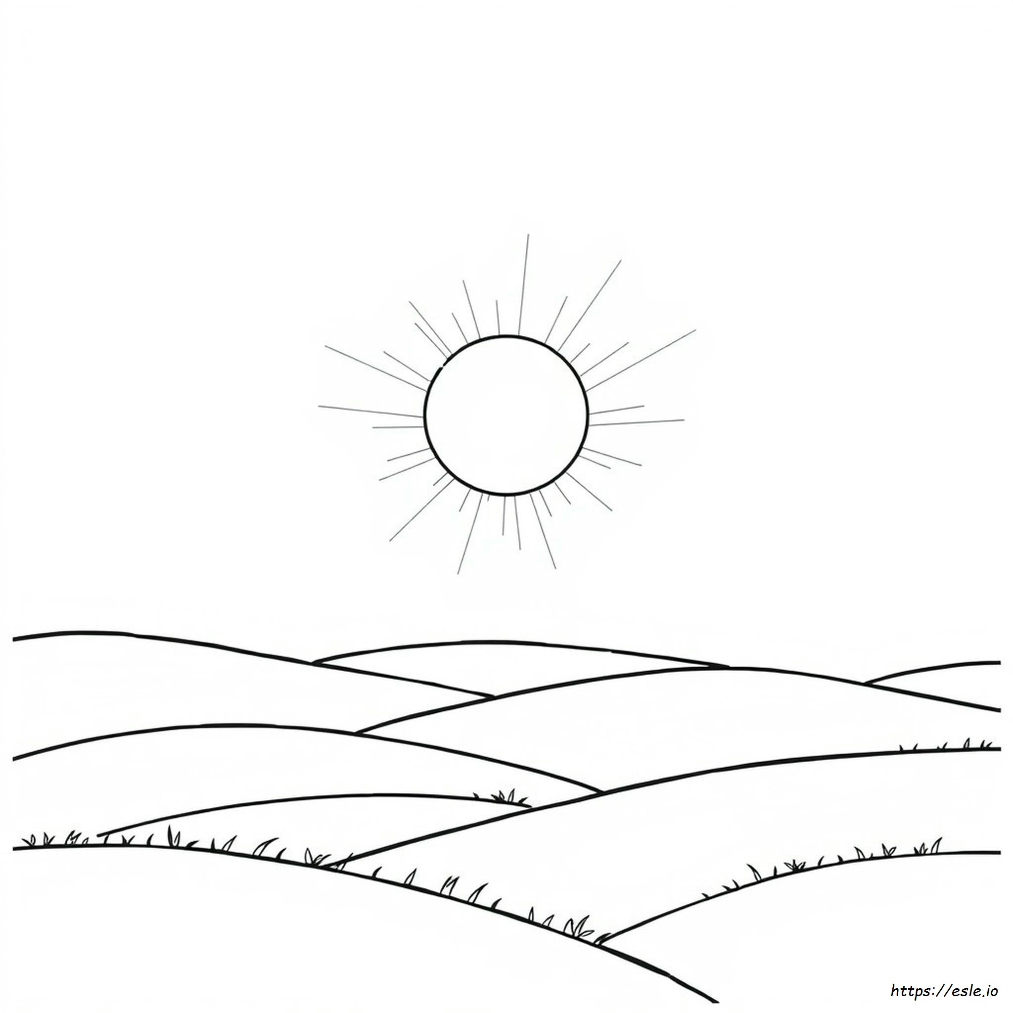Páginas Para Colorear De Sol