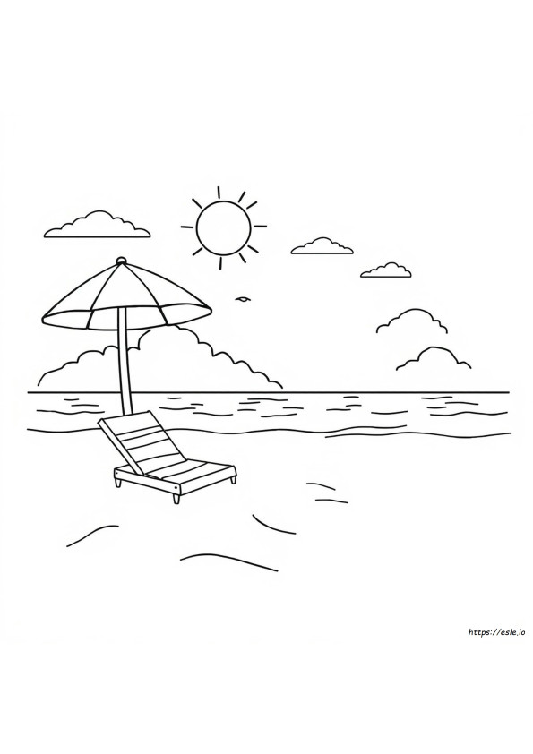 Verão Para Colorir