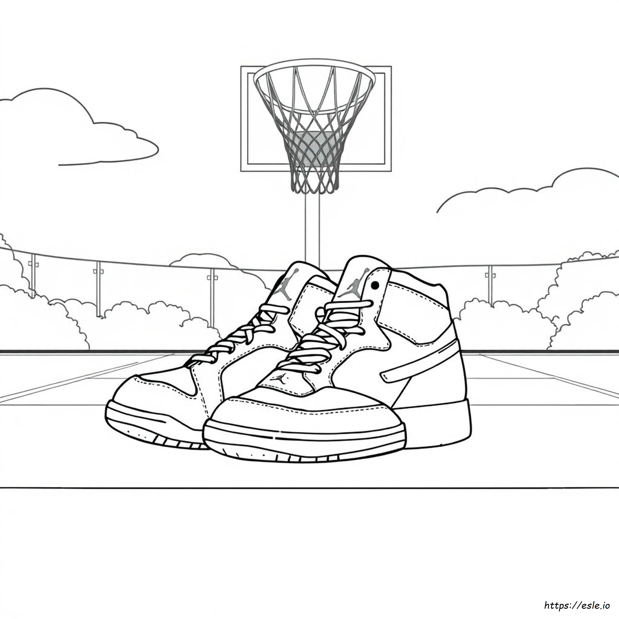 Jordan Coloring Shoes