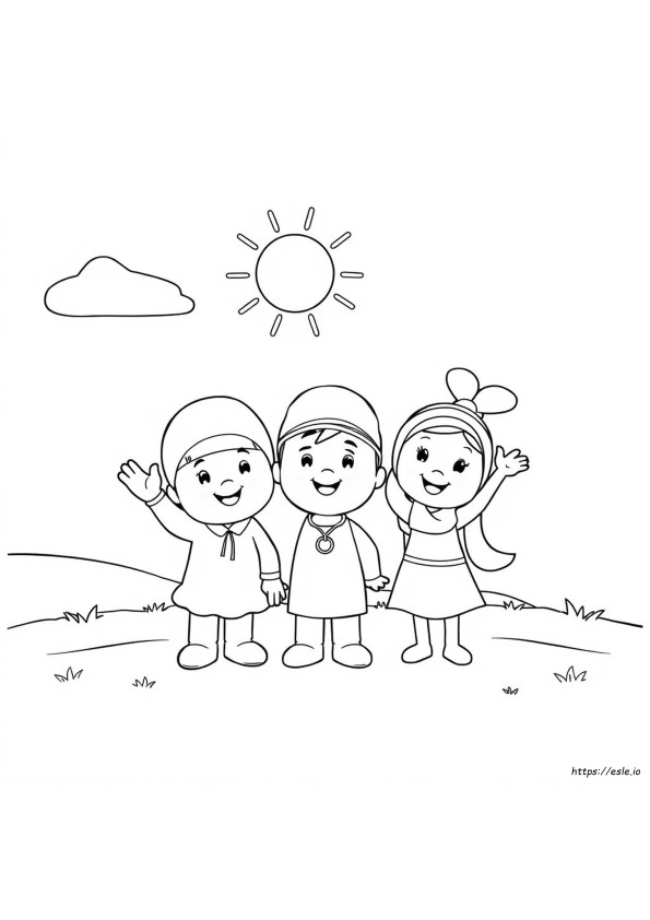 Carte De Colorat Pocoyo