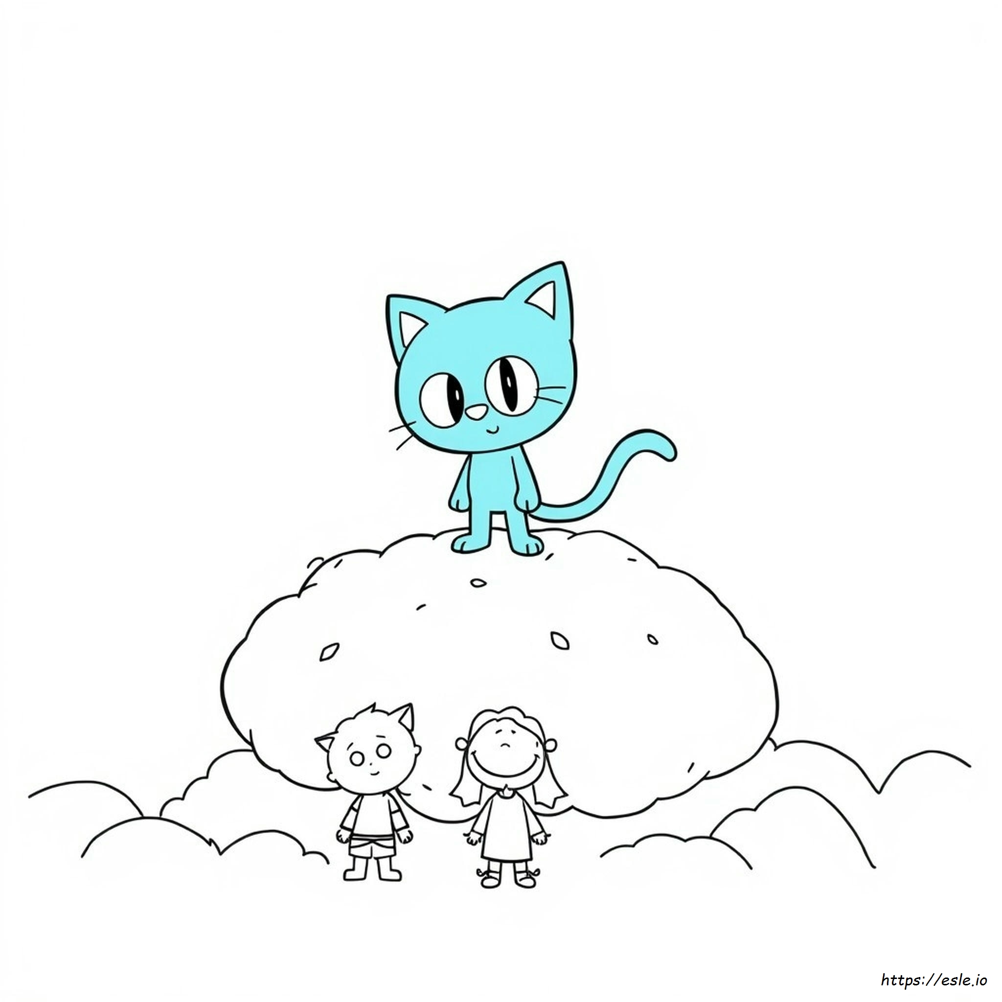 Amazing World Of Gumball Colouring Pages