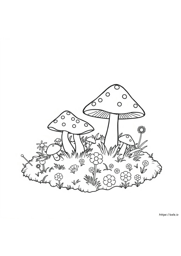 Fungo Da Colorare
