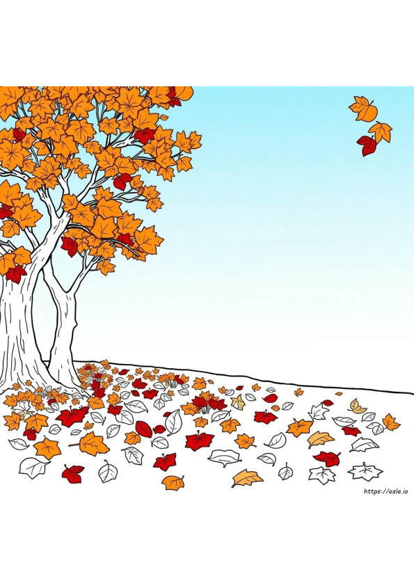 Fall Coloring Pages For Middle School