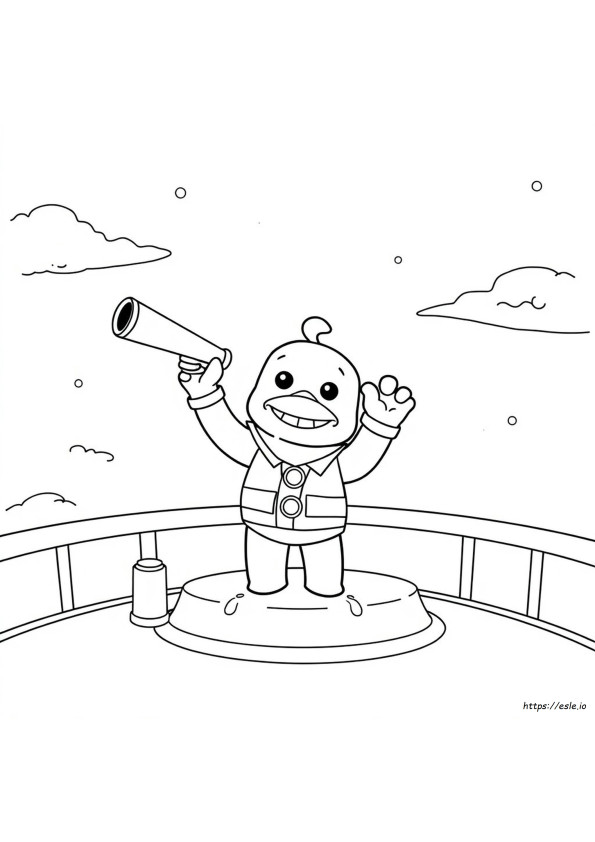 Captain Barnacles Octonauts Ausmalbilder