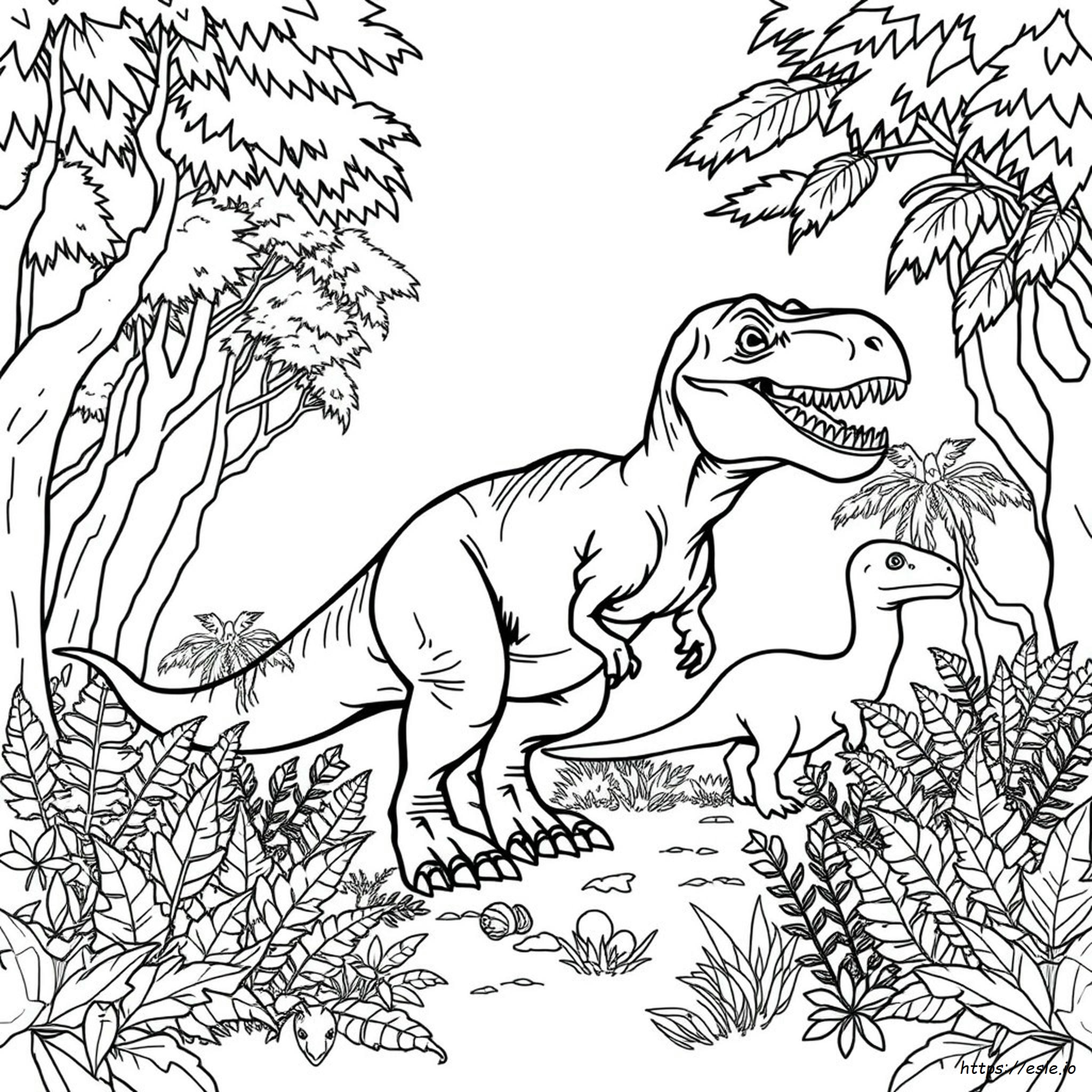Jurassic World Dino Kleurplaten kleurplaat