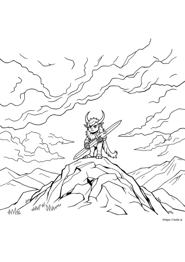 Lynel Coloring Page