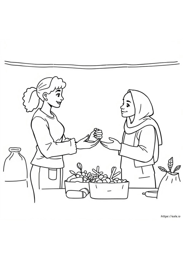 Coloring Pages Of Helping Others