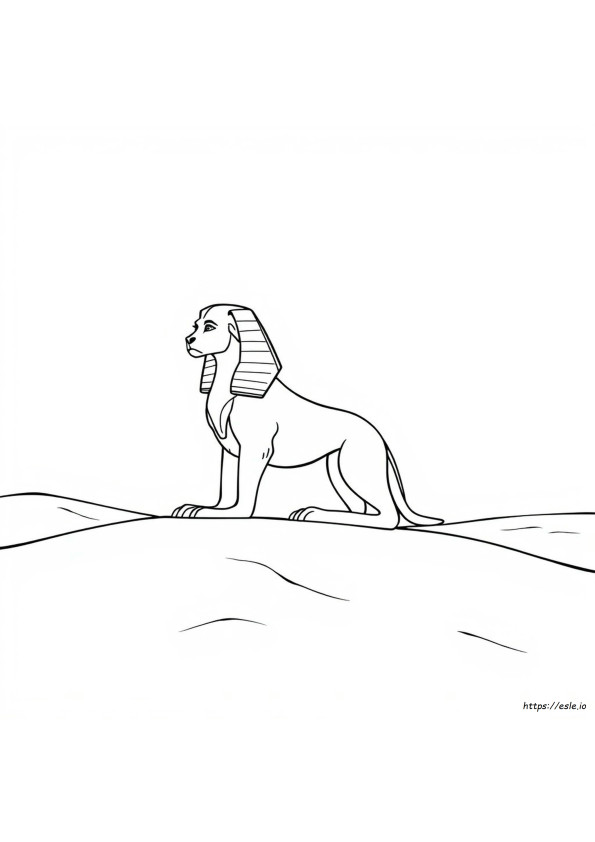 Coloriage Sphinx