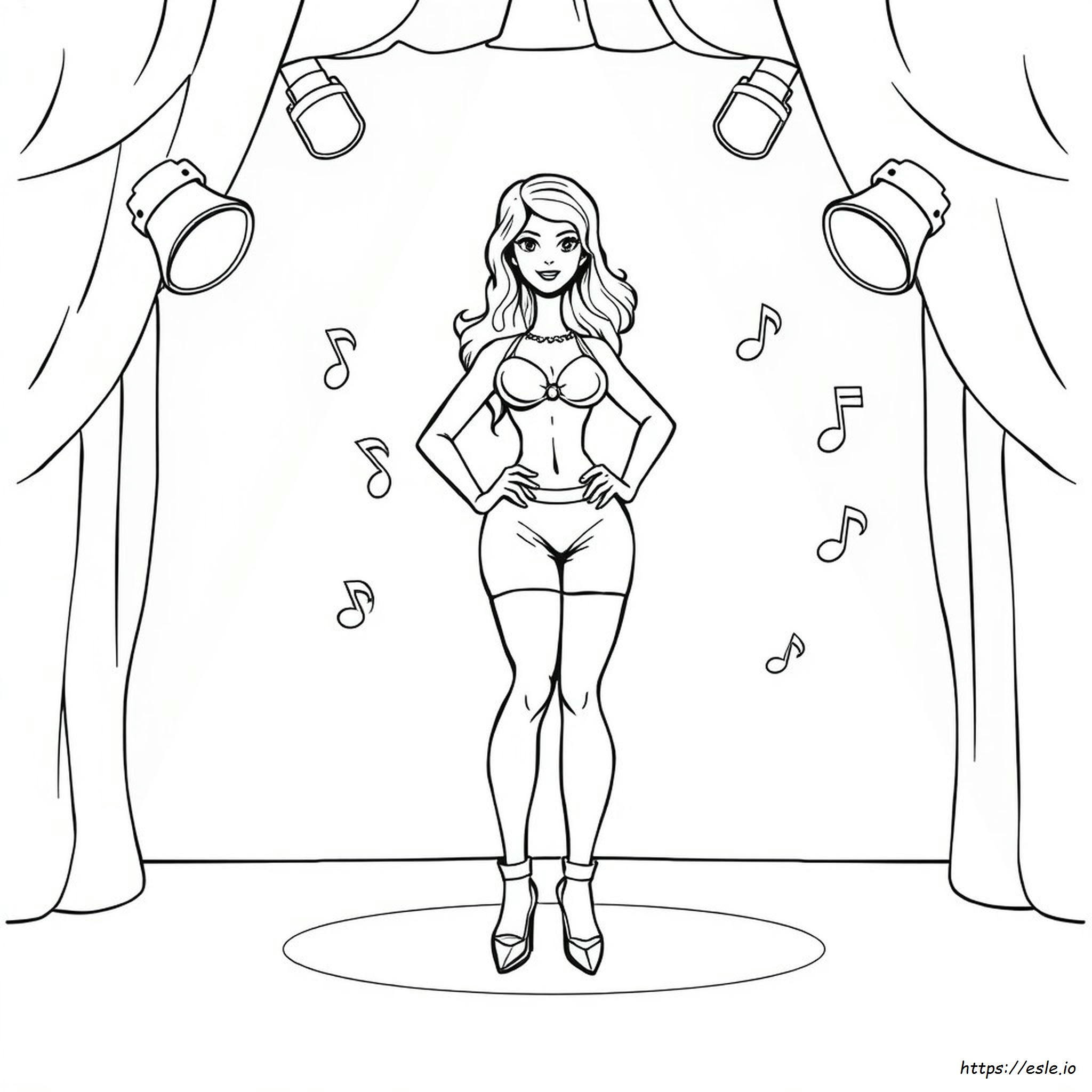 Pinup Coloring Pages