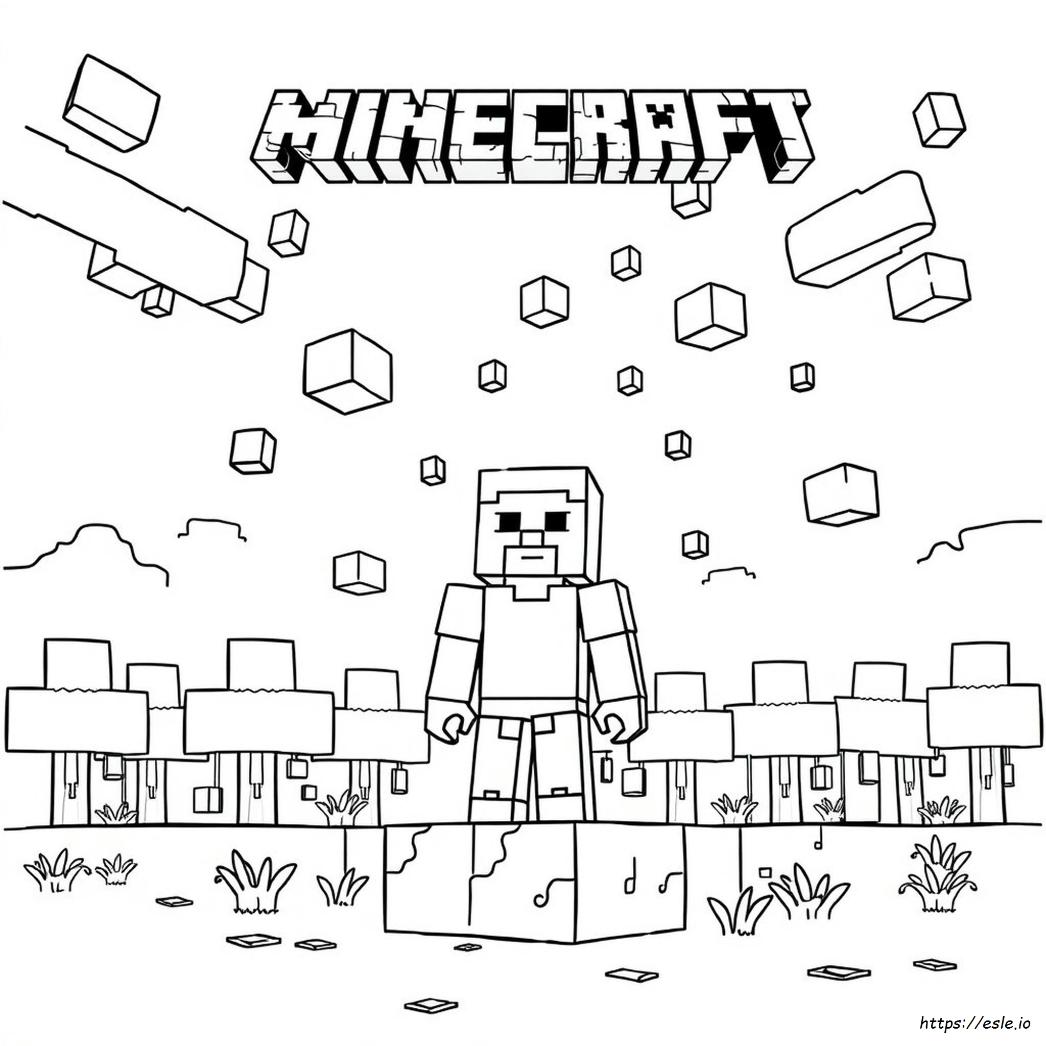 Desene De Colorat Minecraft