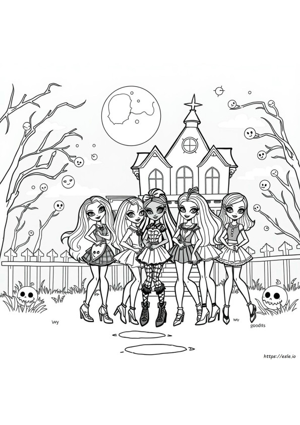 Free Coloring Pages Of Monster High