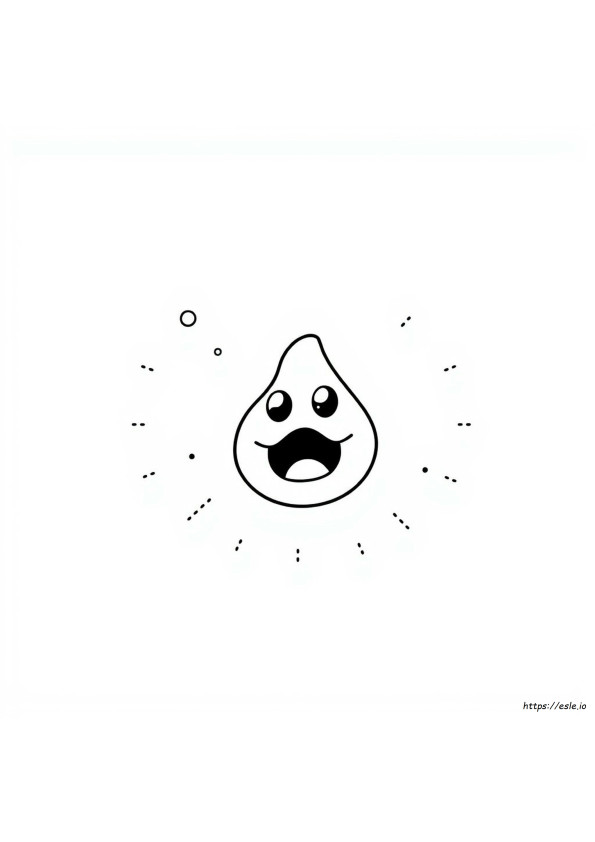鼻水 ぬりえ