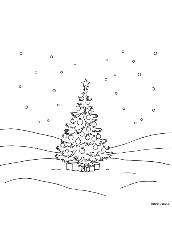 Coloring Page Christmas Card Template Printable