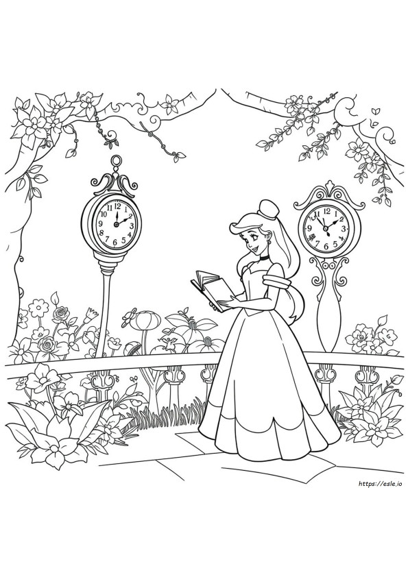 Disney Belle Színező Oldalak