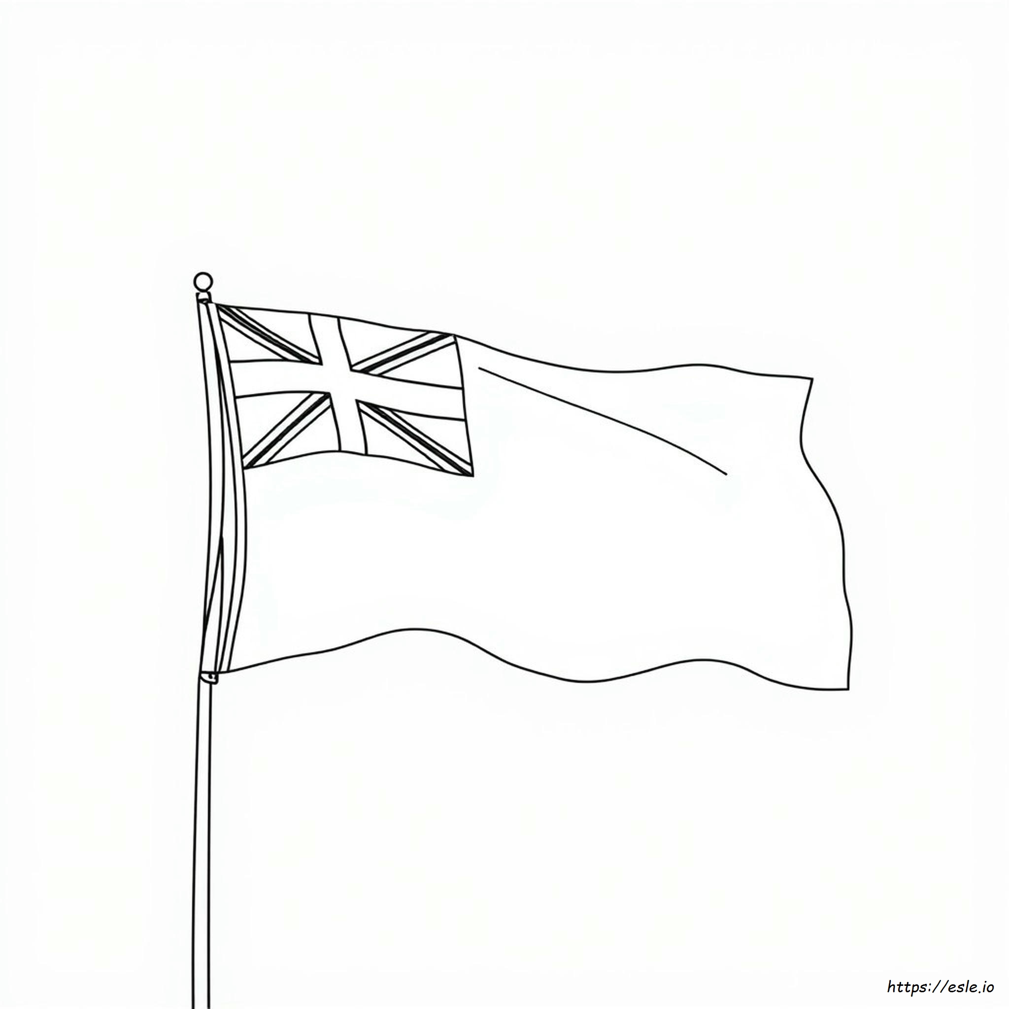 Bandiera Delle Hawaii Da Colorare
