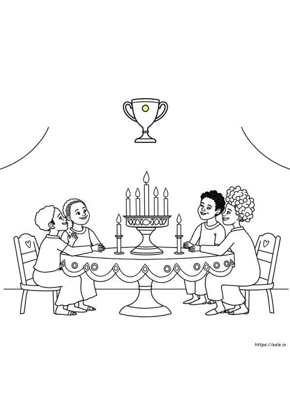 Pagina Da Colorare Buon Kwanzaa