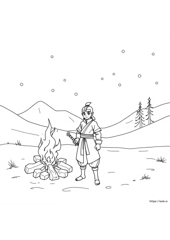 Zuko Coloring Pages