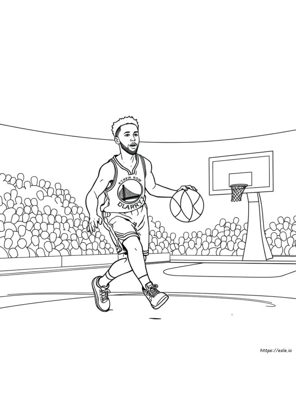 Stephen Curry Coloring Sheets