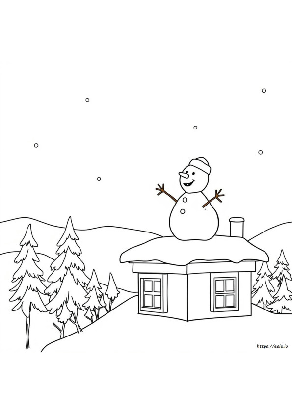Lembar Mewarnai Jack Frost