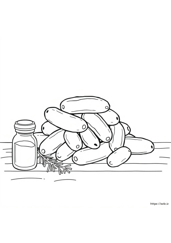 Pickle Coloring Page