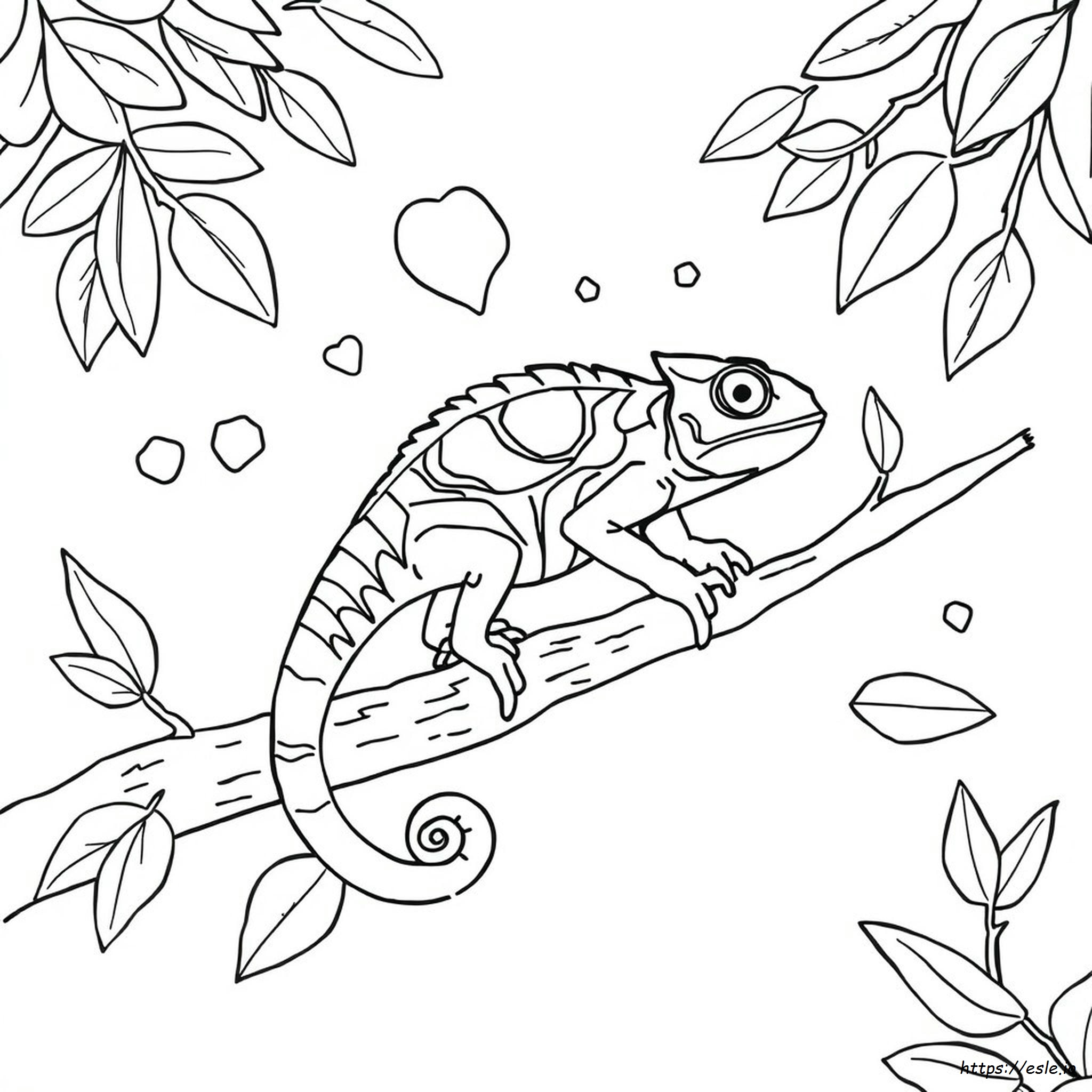 Chameleon Markers Coloring Pages