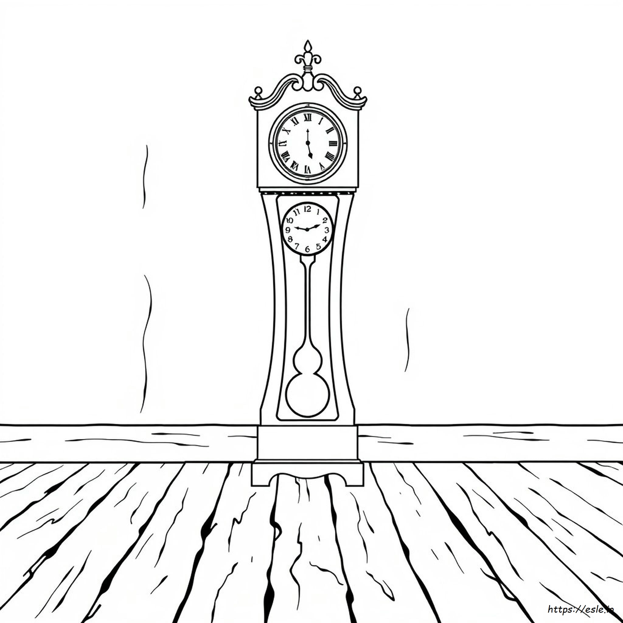 Clock Colouring In