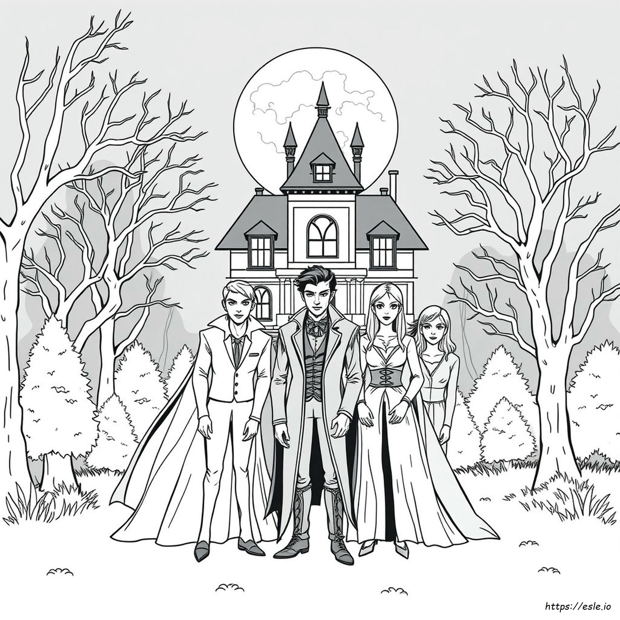 Vampire Diaries Coloring Pages