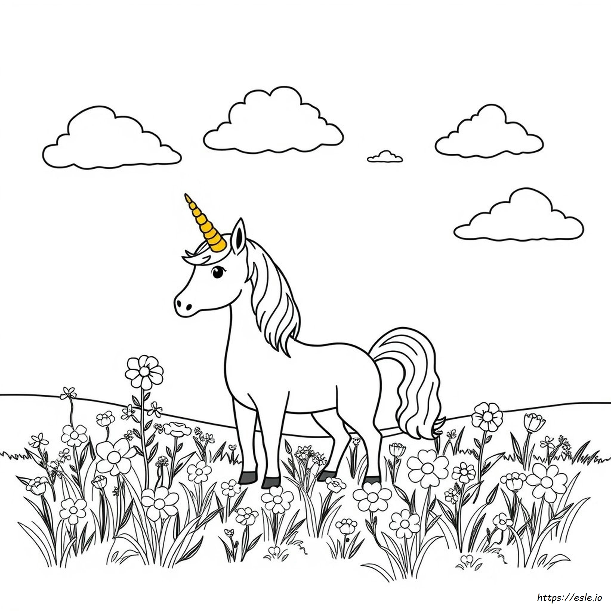 U Es De Unicornio Para Colorear