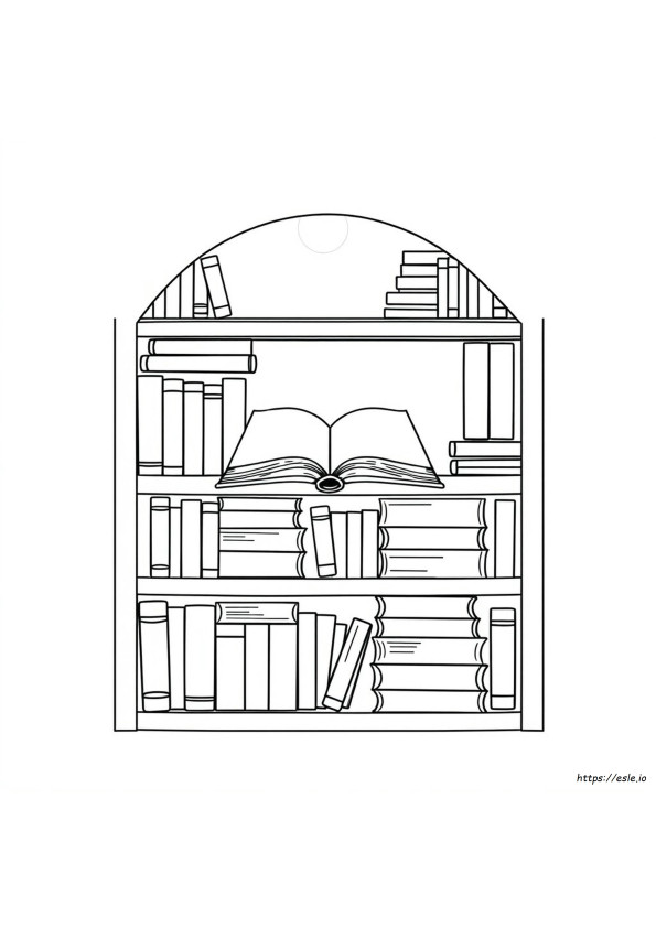 Kitap Temalı Boyama Sayfaları