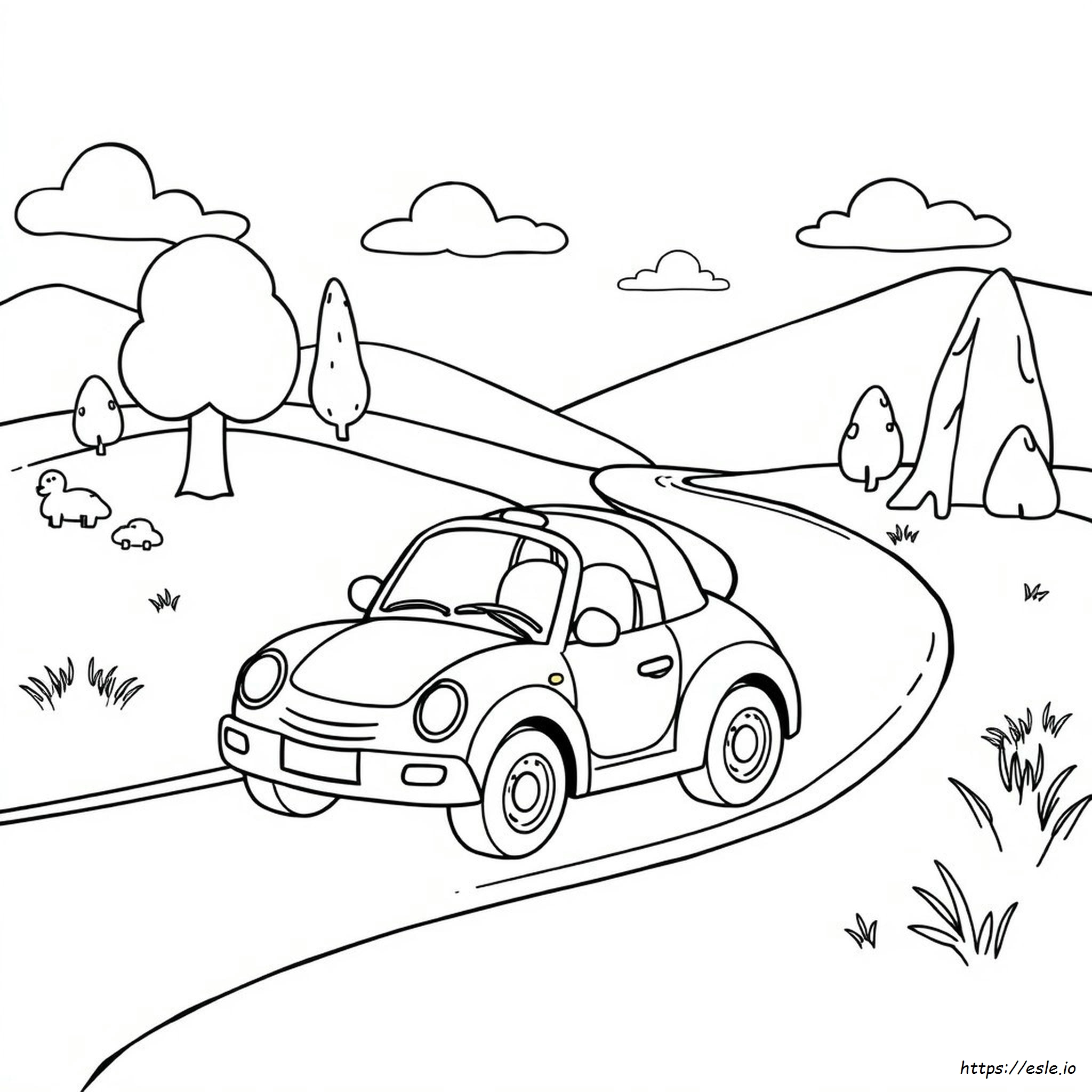 Toy Car For Coloring
