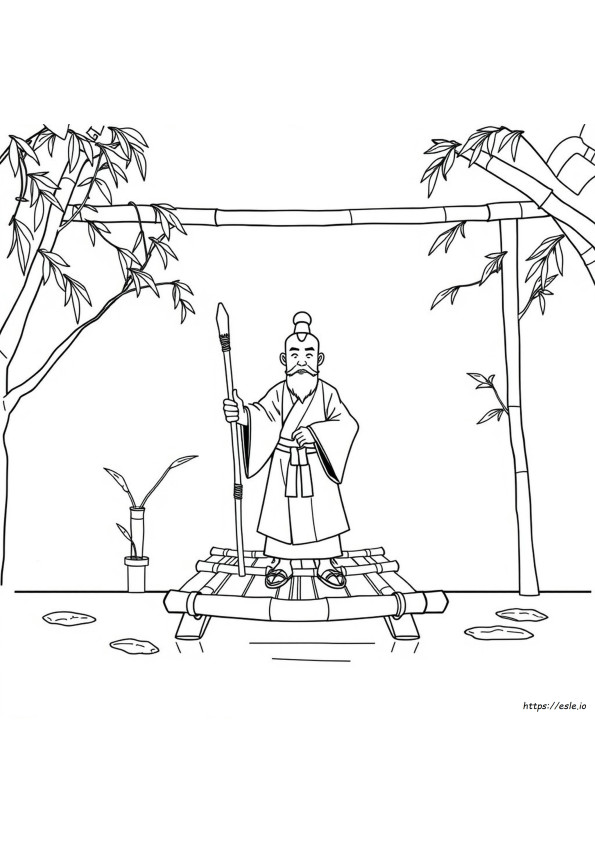 Sensei Wu Kolorowanka