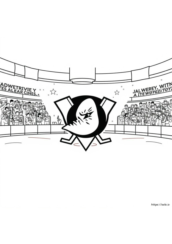 Coloriages Des Anaheim Ducks