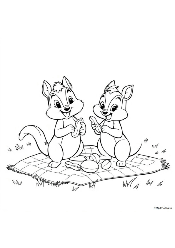 Disney Tikun Ja Takun Värityskuvat