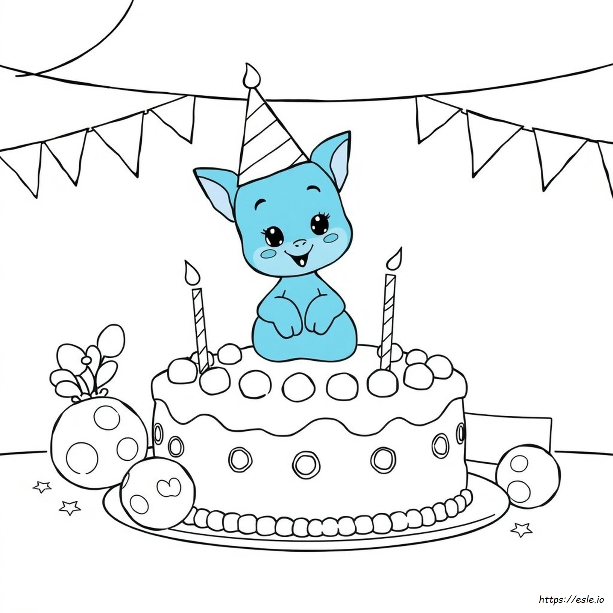 Bingo Bluey Cumpleaños Páginas Para Colorear