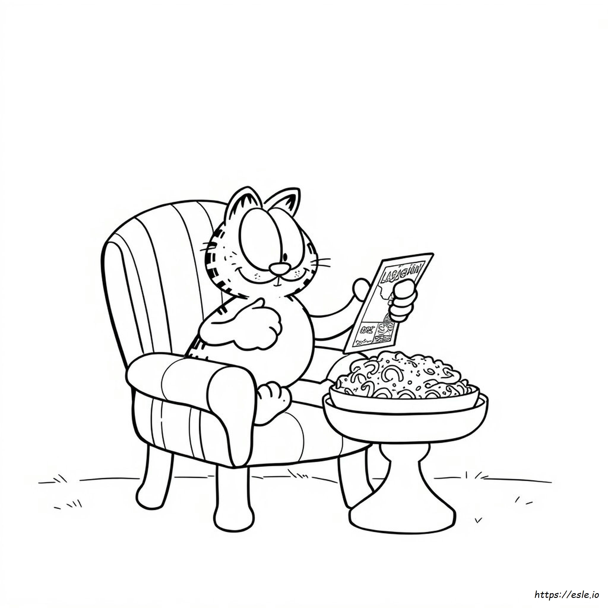 Coloring Pages Garfield Para Colorear