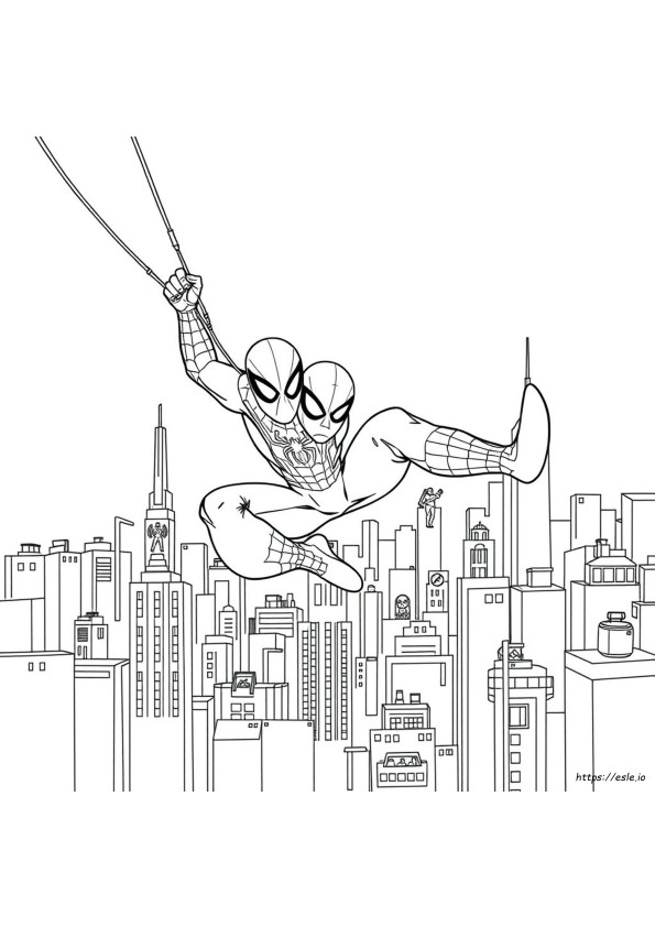 Avengers Spiderman Ausmalbilder
