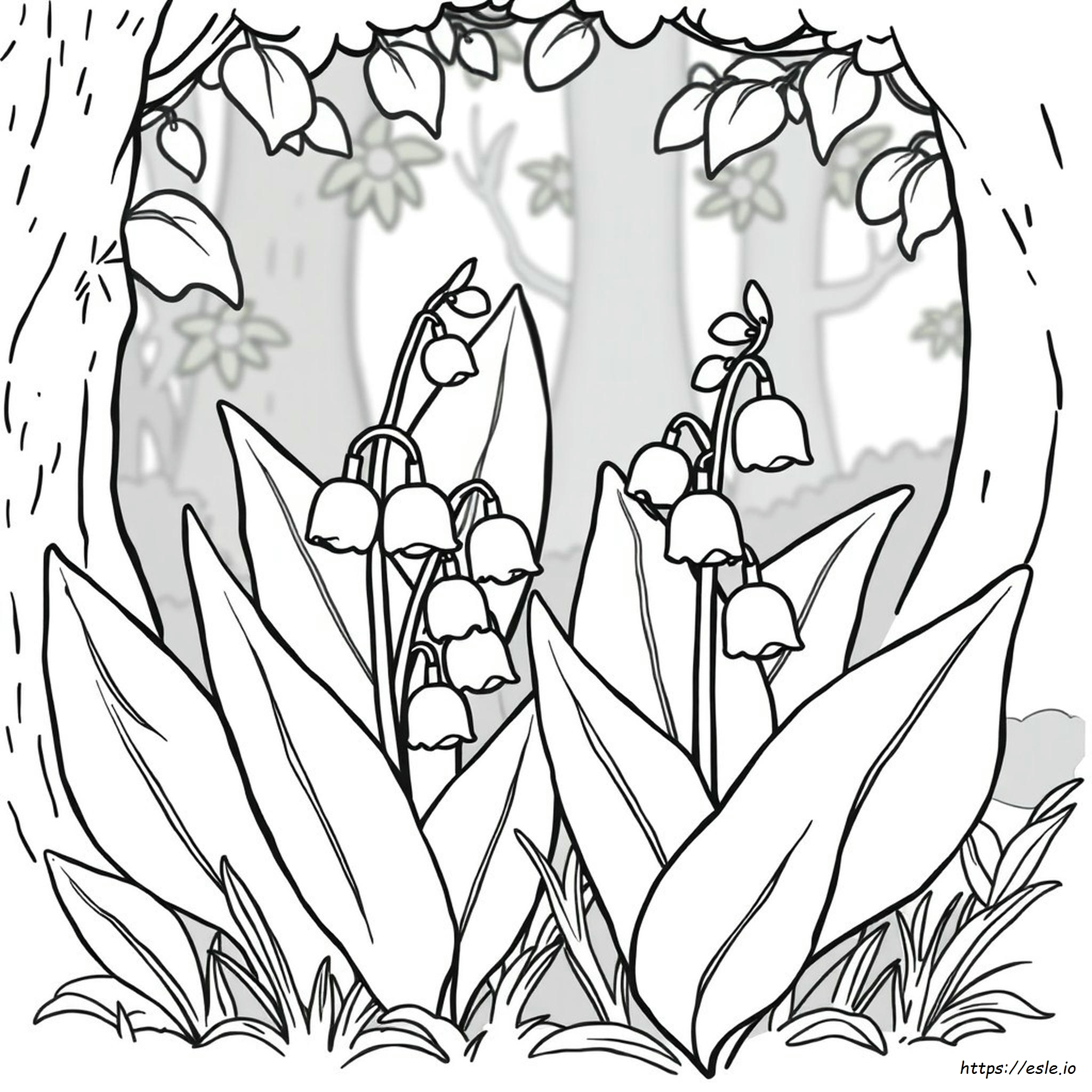 Coloriage Muguet