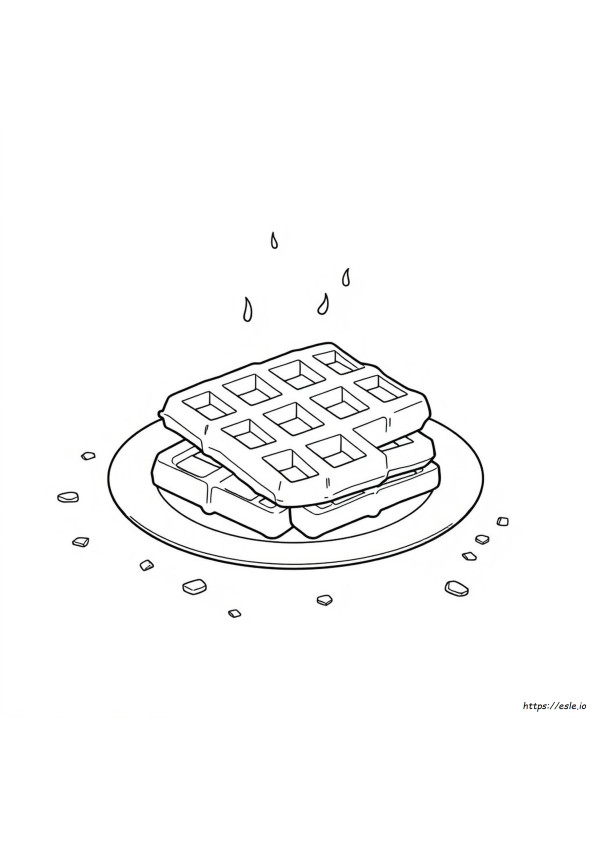 Wafel Kleurplaten
