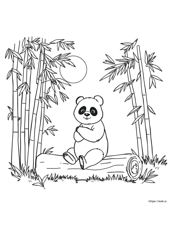 パンダ ぬりえ