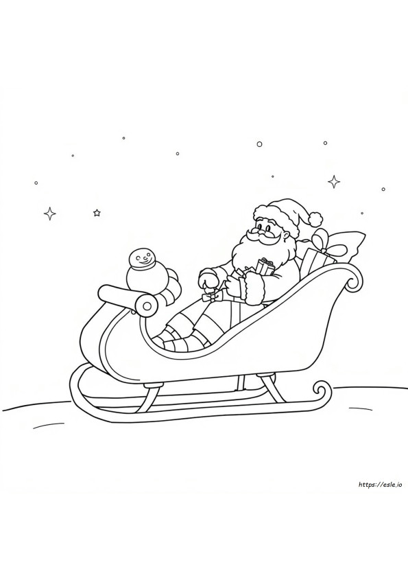 Coloriage Père Noël