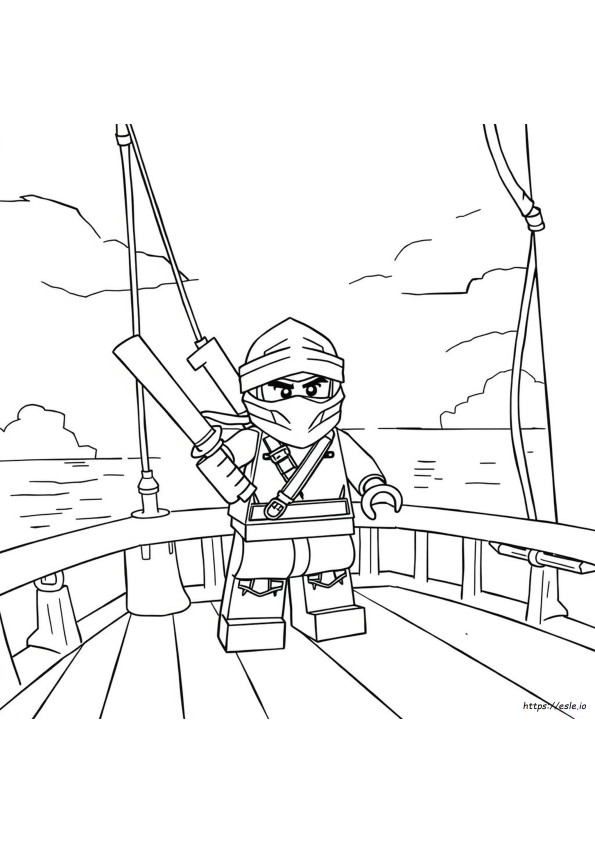 Kai Ninjago Colouring