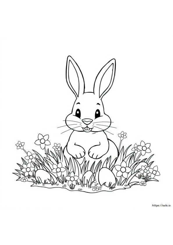 Coloriages De Tête De Lapin De Pâques À Imprimer