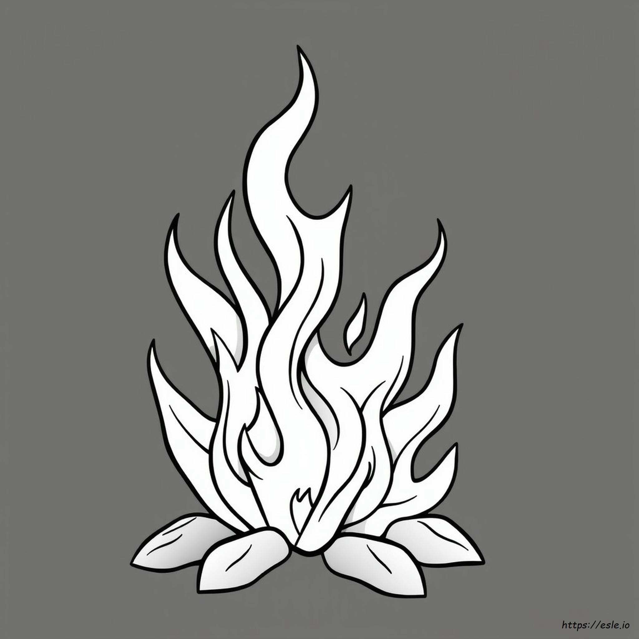 Dibujos De Fuego Para Colorear
