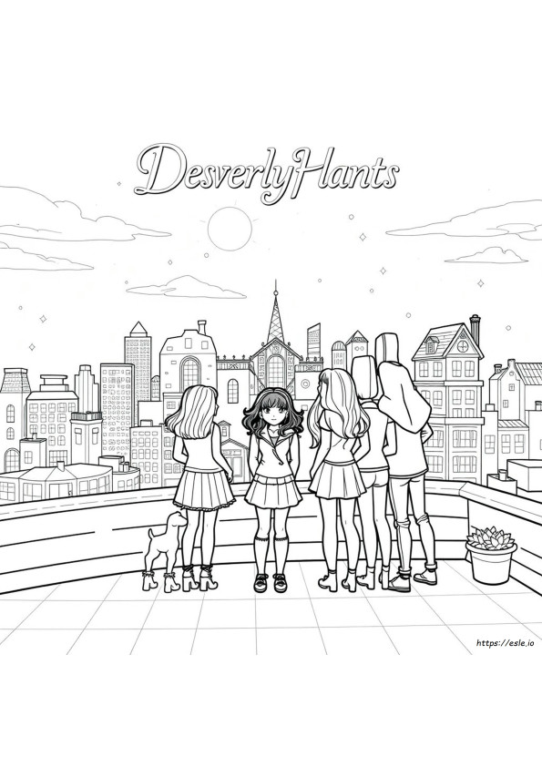 Disegno Descendants L'ascesa Di Red Da Colorare