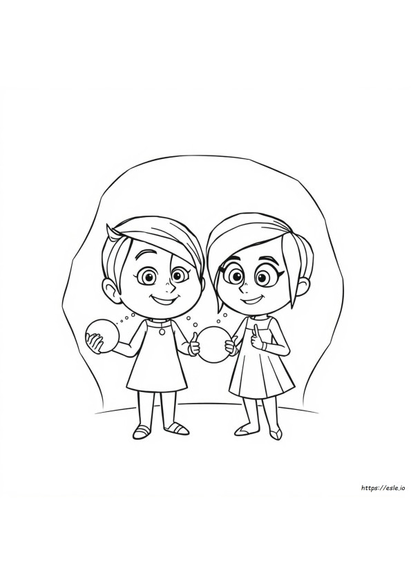 Inside Out 2 Characters Coloring Pages