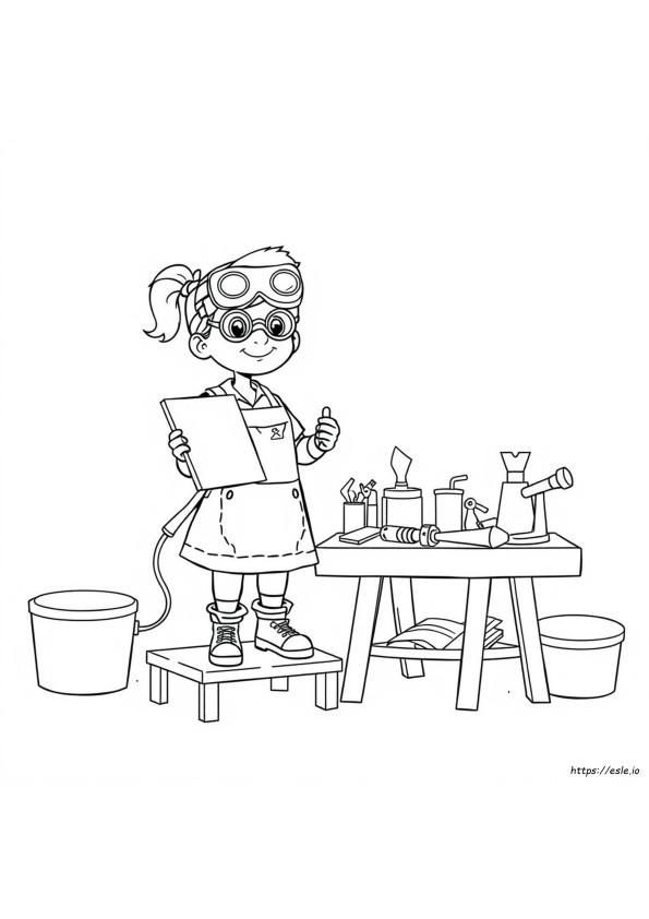 Rosie Rivet Ingegnere Disegni Da Colorare