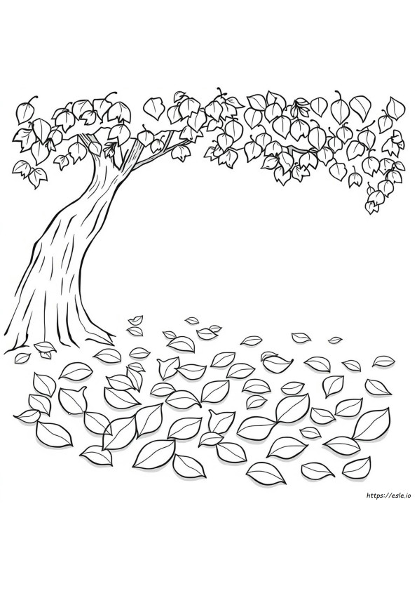 Free Coloring Pages Of Leaves